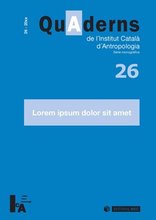 Revista Quaderns de l'Institut Català d'Antropologia nº 26