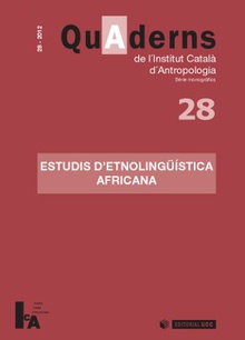 Revista Quaderns de l'Institut Català d'Antropologia nº 28